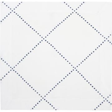 Anfa Blue and White Linen Napkin