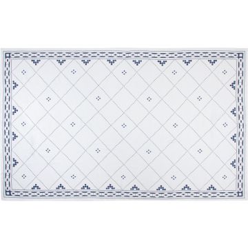 Huddleson Anfa Blue and White Tablecloth