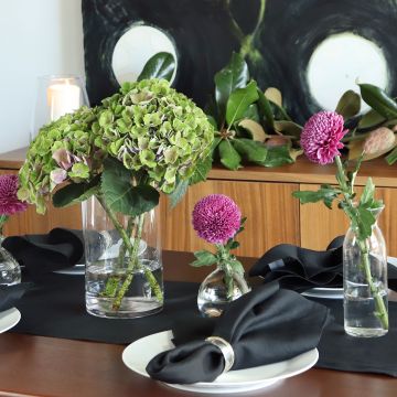 Black Linen Napkin