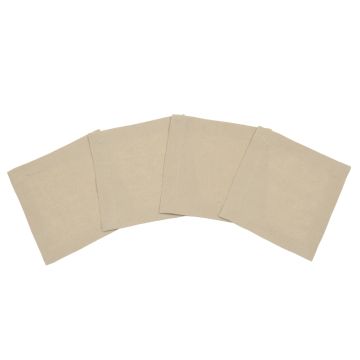 camel gold sand linen cocktail napkin