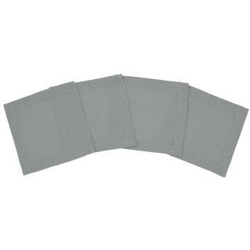 Celadon Green Linen Cocktail Napkin