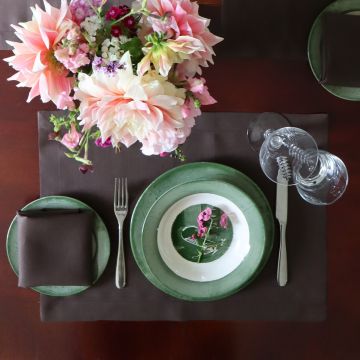 Chocolate Brown Linen Placemat