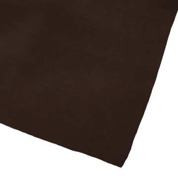 Chocolate Brown Square Linen Tablecloth 