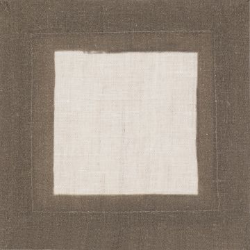 Cinta Moss Border Linen Cocktail Napkin