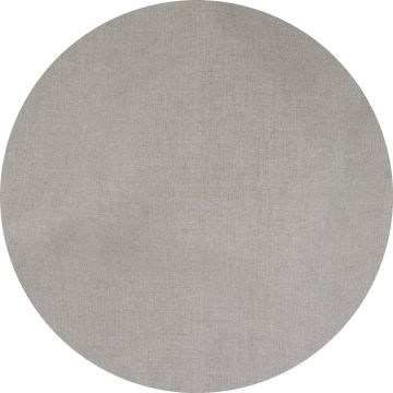 Dark Natural Round Linen Tablecloth 