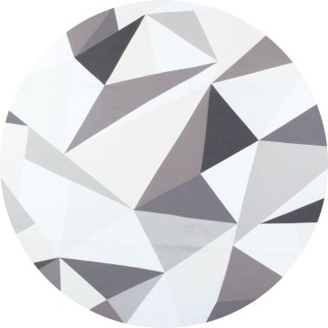 Diamond Round Linen Tablecloth