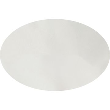 Ivory cream oval linen tablecloth