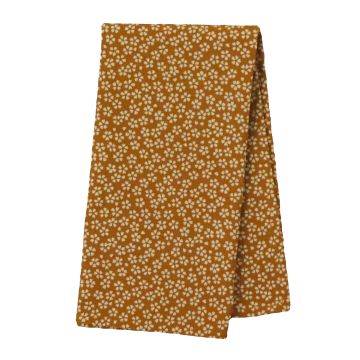 Japanese Flower Cotton Napkin Ochre