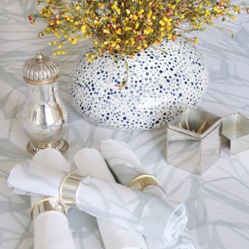 Melita Aqua Linen Napkin