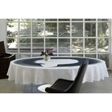 Moreton Oval Linen Tablecloth