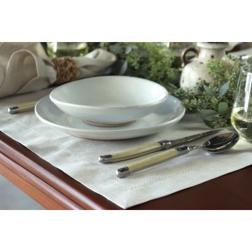 Natural Linen Placemat with Hemstitch