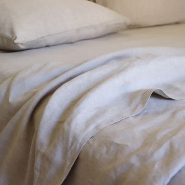 Natural Linen Sheet Set