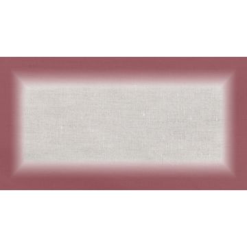 Burgundy red Ombre print natural linen tablecloth 