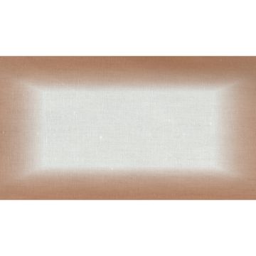 ombre rectangular linen tablecloth beige terracotta