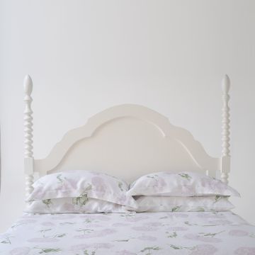 Huddleson Peony Print Floral Linen Duvet Cover