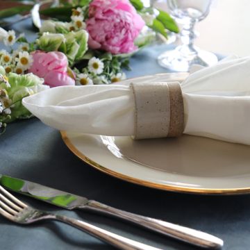 Petrol Green Oval Linen Tablecloth