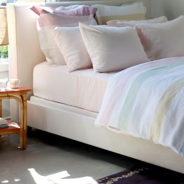 Cinta Pastel Linen Duvet Cover