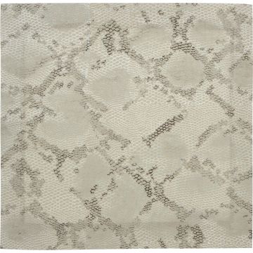 python snake printed linen napkin