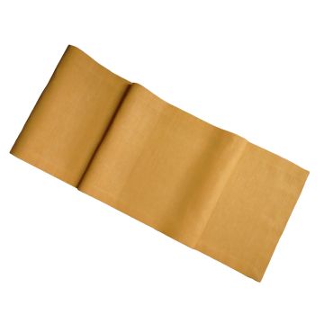 gold linen table runner