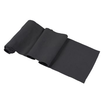 Charcoal slate grey linen table runner