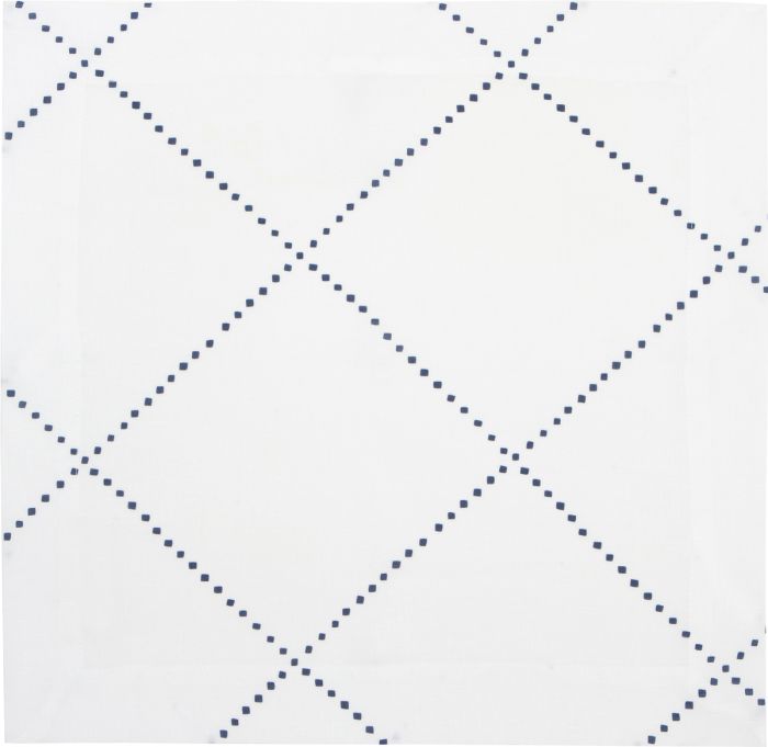 Anfa Blue and White Linen Napkin