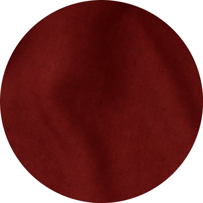 Burgundy round linen tablecloth