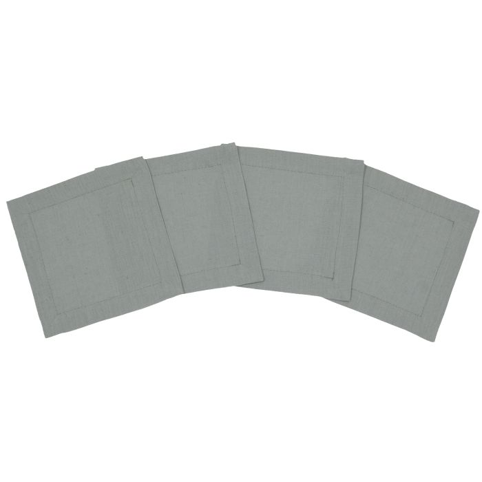 Celadon Green Linen Cocktail Napkin