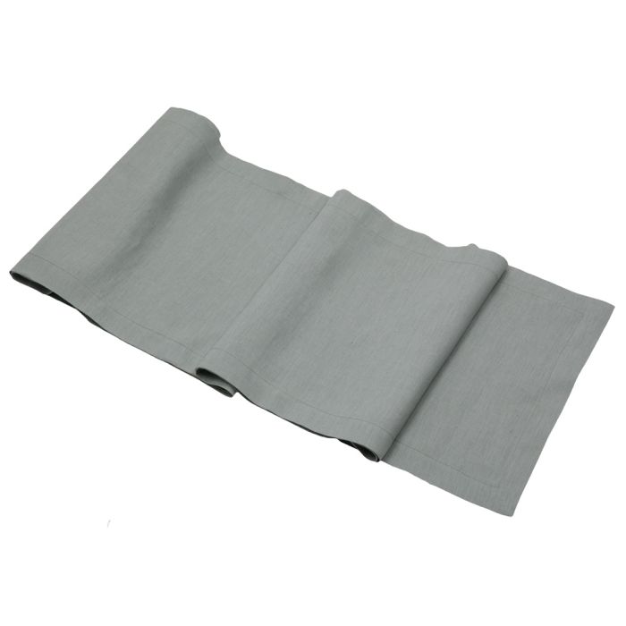 Celadon Green Linen Table Runner