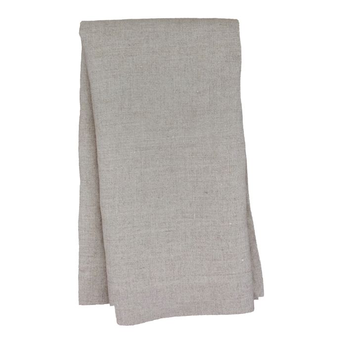 Dark natural flax linen napkin