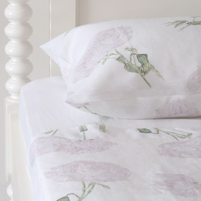 Peony Linen Sheet Set