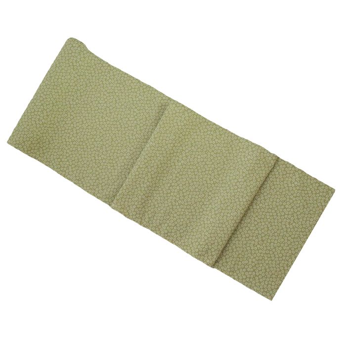 Japanese cotton sage green table runner flower floral print