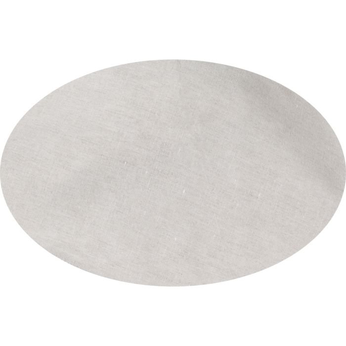 Natural Undyed Italian Linen Oval Tablecloth