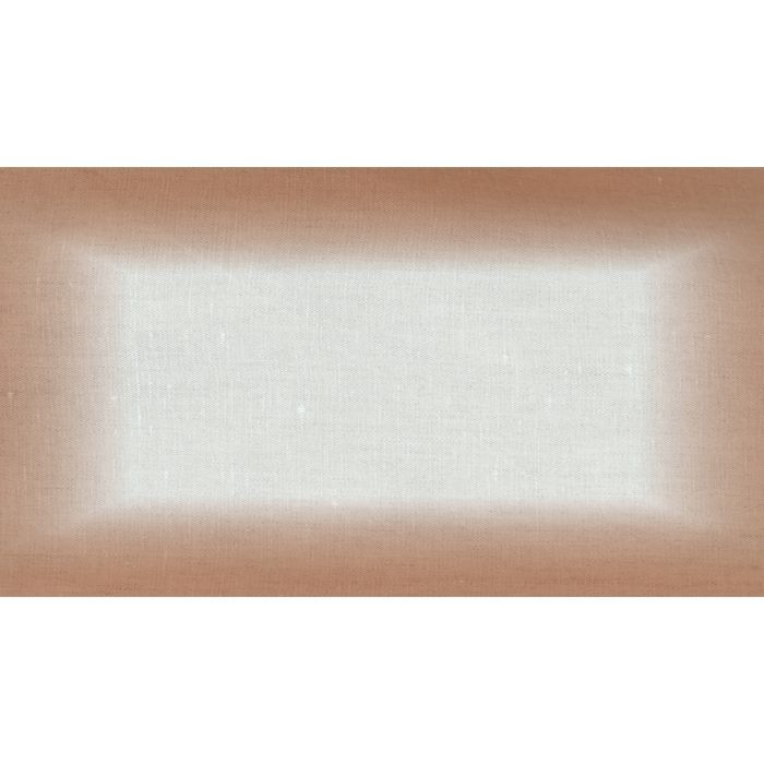 ombre rectangular linen tablecloth beige terracotta