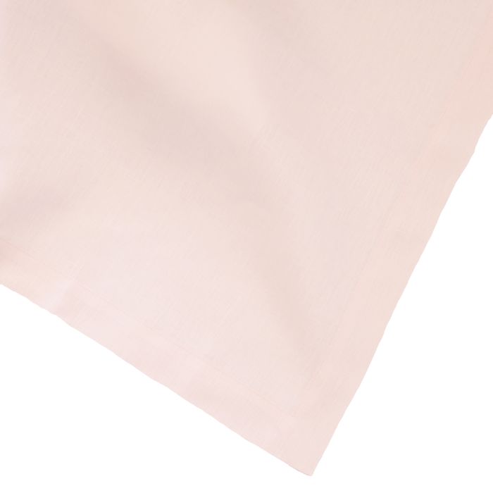 Pink Rectangular Pure Linen Tablecloth