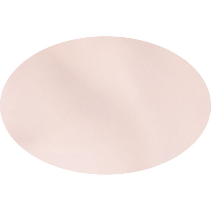 Pink Oval Linen Tablecloth
