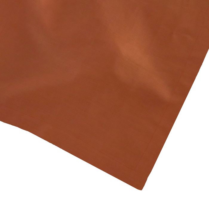 Sienna Orange Square Linen Tablecloth