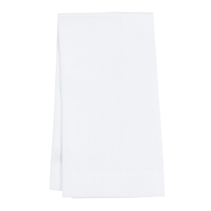 Huddleson white linen napkin