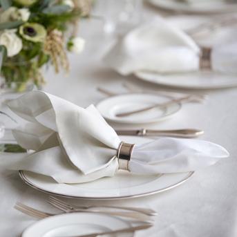 Ivory Table Linens