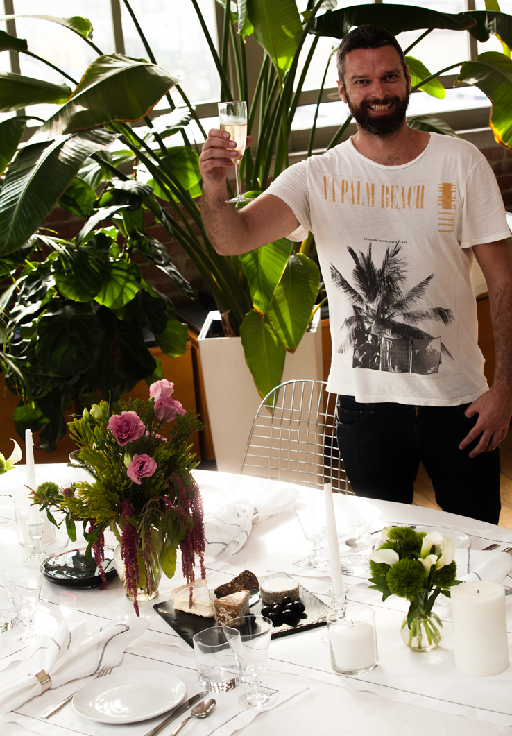 Tim Gledhill Founder Huddleson Contemporary Linens Brand