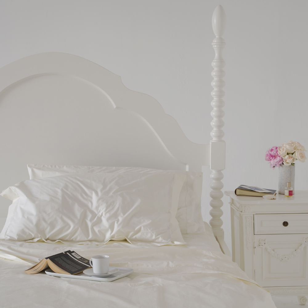 Ivory Linens 100 percent cotton 500 thread count made in Italy organic bedding hotel sheets pillowcases duvets shams bedrrom decor guest room cream percale hemstitch 