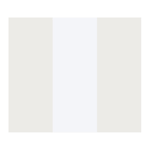 Reversible ivory linen blanket white stripe panel