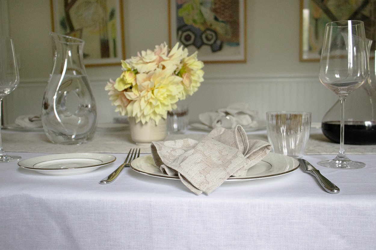 Huddleson Damask Napkin Natural