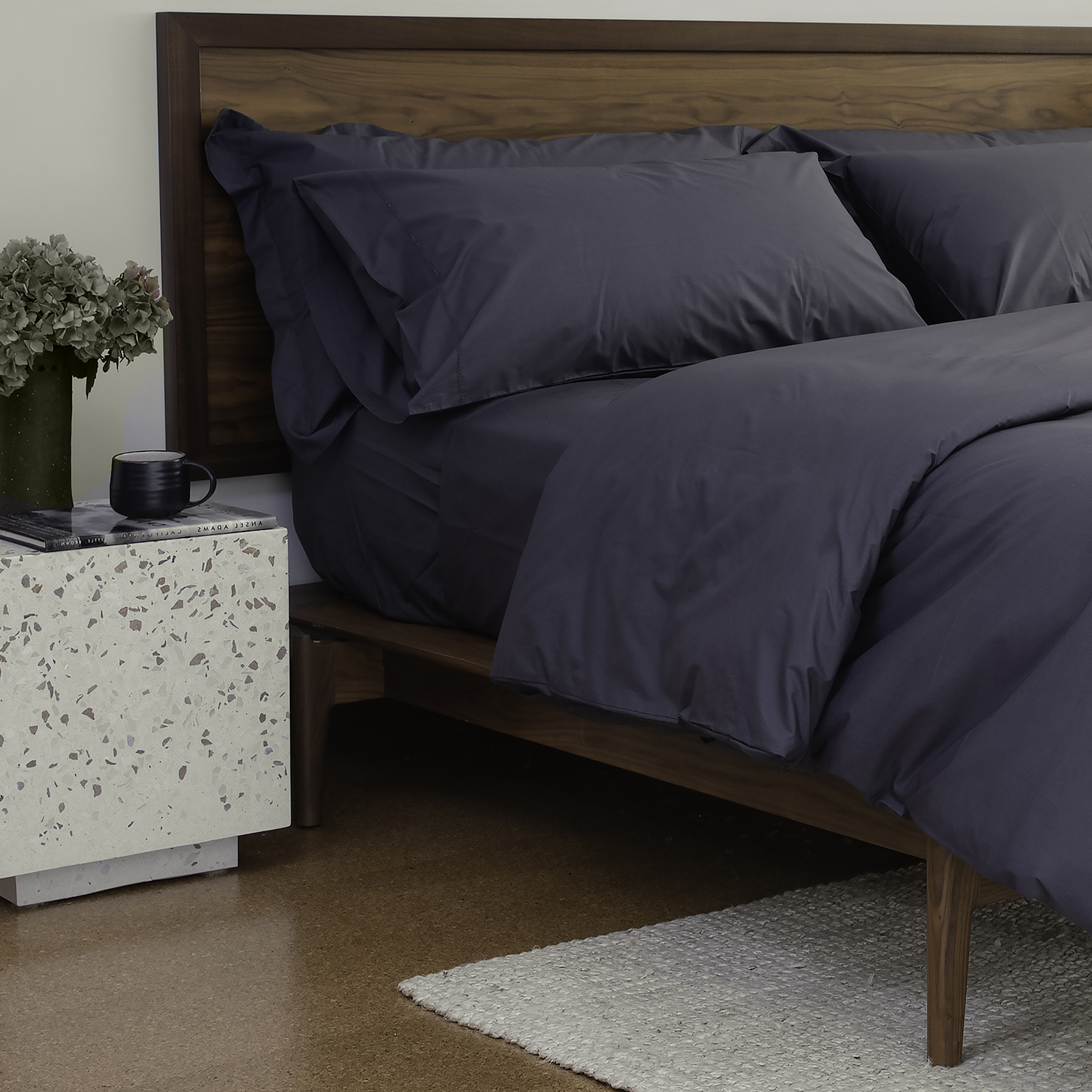 Fall Bed Linens Charcoal Cotton Sheets Bedding